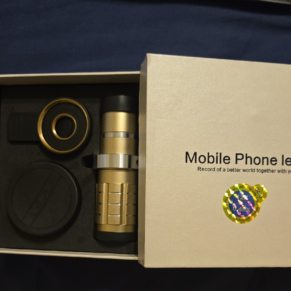 Universal Gold Mobile Phone Lens Kit